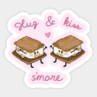 Hug and Kiss S'more Sticker